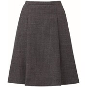 タックフレアスカート 23号 チャコールグレー EAS721-65