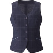 ベスト（レディス用）19号 ネイビーチェック ESV740-62