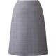 Aラインスカート 23号 グレーチェック ESS741-65