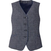 ベスト（レディス用）19号 ネイビーチェック EAV825-62