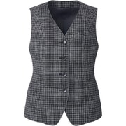 ベスト（レディス用）19号 ブラックチェック EAV825-610