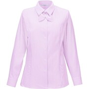 長袖リボンブラウス 19号 ピンク EWB876-59