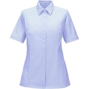 半袖シャツブラウス 19号 パープル ESB877-57