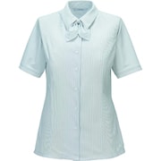 半袖リボンブラウス 19号 グレー ESB878-55