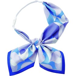 リボンスカーフ ブルー EAZ882-6