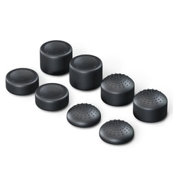 NX-NSW2-07BK [Switch2ジョイコン2用 交換スティックカバー ブラック 8個セット]