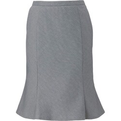 マーメイドラインスカート 23号 グレー EAS584-5