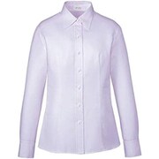 長袖シャツブラウス 19号 ラベンダー EWB658-7