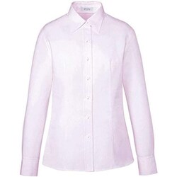 長袖シャツブラウス 19号 クリアピンク EWB658-29