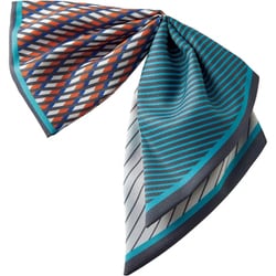 ミニスカーフ（リバーシブル）フリー ブルー EAZ984-6