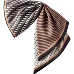 ミニスカーフ（リバーシブル）フリー キャメル EAZ984-8