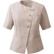 オーバーブラウス（19号） ベージュ ESA973-68