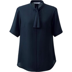 ボウブラウス（19号） ネイビー ESB983-2