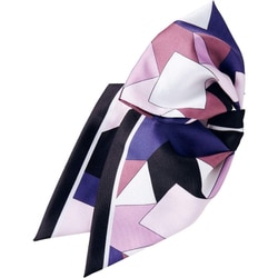 リボンスカーフ/クリップ止め パープル OR71ｰ12