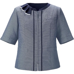 オーバーブラウス（19号） ネイビー ESA890-2