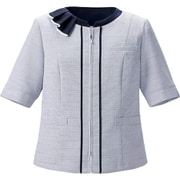 オーバーブラウス（19号） ライトグレー ESA890-5