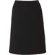 Aラインスカート 23号 ブラック EAS686