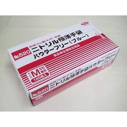 ニトリル極薄手袋PF（ブルー） M ブルー 520