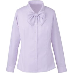 長袖リボンブラウス 9号 ラベンダー EWB433