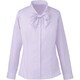 長袖リボンブラウス 11号 ラベンダー EWB433
