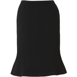 マーメイドラインスカート 15号 ブラック EAS688