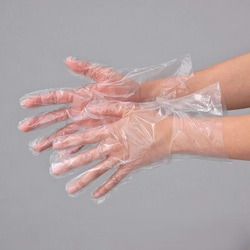 HDポリグローブ 半透明 L 半透明 303