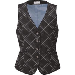 ベスト（レディス用） 5号 ブラックチェック EAV587-10
