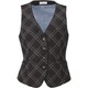 ベスト（レディス用） 7号 ブラックチェック EAV587-10