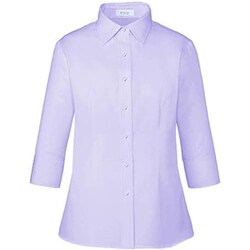 七分袖シャツブラウス 9号 ラベンダー ESB659-7