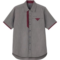 シャツブラウス SS ブラウン CSY204-3