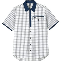 シャツブラウス 5L ネイビー CSY206-2