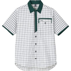 シャツブラウス M グリーン CSY206-4