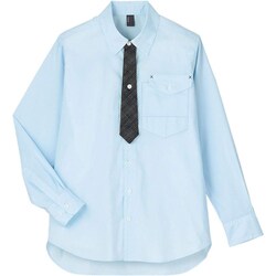 長袖シャツ 3L ブルー CWY198-6