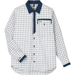 長袖シャツ L ネイビー CWY205-2