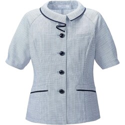 オーバーブラウス 15 ブルー ESA887-66