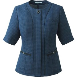 オーバーブラウス 5 ネイビー ESA920-62