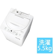 全自動洗濯機 5.5kg ホワイト系 ES-GE5K-W