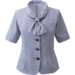 オーバーブラウス 7 ネイビー ESA981-62