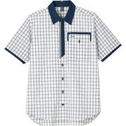 シャツブラウス M ネイビー CSY206-2