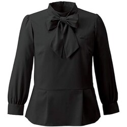 ボウブラウス（九分袖） 17 ブラック EWB944-10