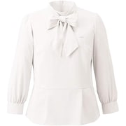 ボウブラウス（九分袖） 17 ホワイト EWB944-11