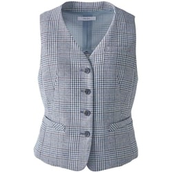ベスト（レディス用） 17号 グレーチェック ESV771-66