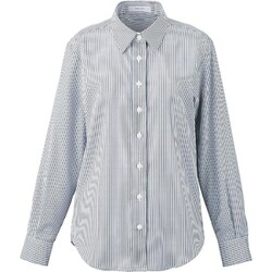 長袖シャツブラウス 7号 ネイビー EWB804-52