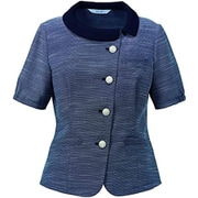 アシンメトリーオーバーブラウス 11号 ネイビー ESA830-2