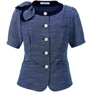 オーバーブラウス 9号 ネイビー ESA831-2