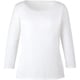 七分袖プルオーバー（レディス用） L ホワイト EWT677-11