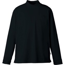 長袖ハイネックカットソー（メンズ用） L ブラック NWT024-10