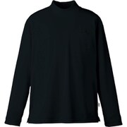 長袖ハイネックカットソー（メンズ用） LL ブラック NWT024-10