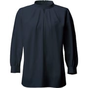 スタンドカラーブラウス 13号 ネイビー NWB029-2