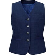 ベスト（レディス用） 7号 ネイビーチェック EAV851-62